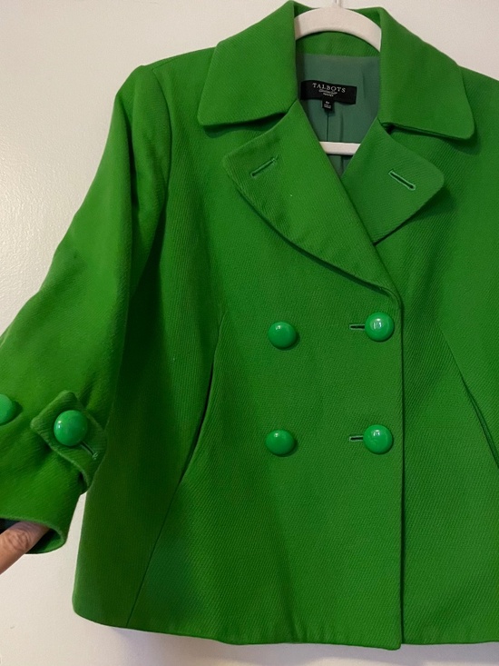 Talbots Jackets & Blazers - Talbots Green Peacoat Blazer - 8P